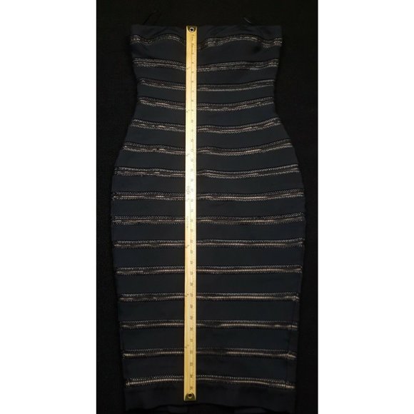 NWT Misha Collection Black Agnetta Strapless Mini Dress Sz. 6 - Picture 7 of 12